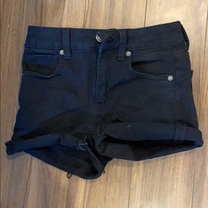 American Eagle Black Jean Shorts